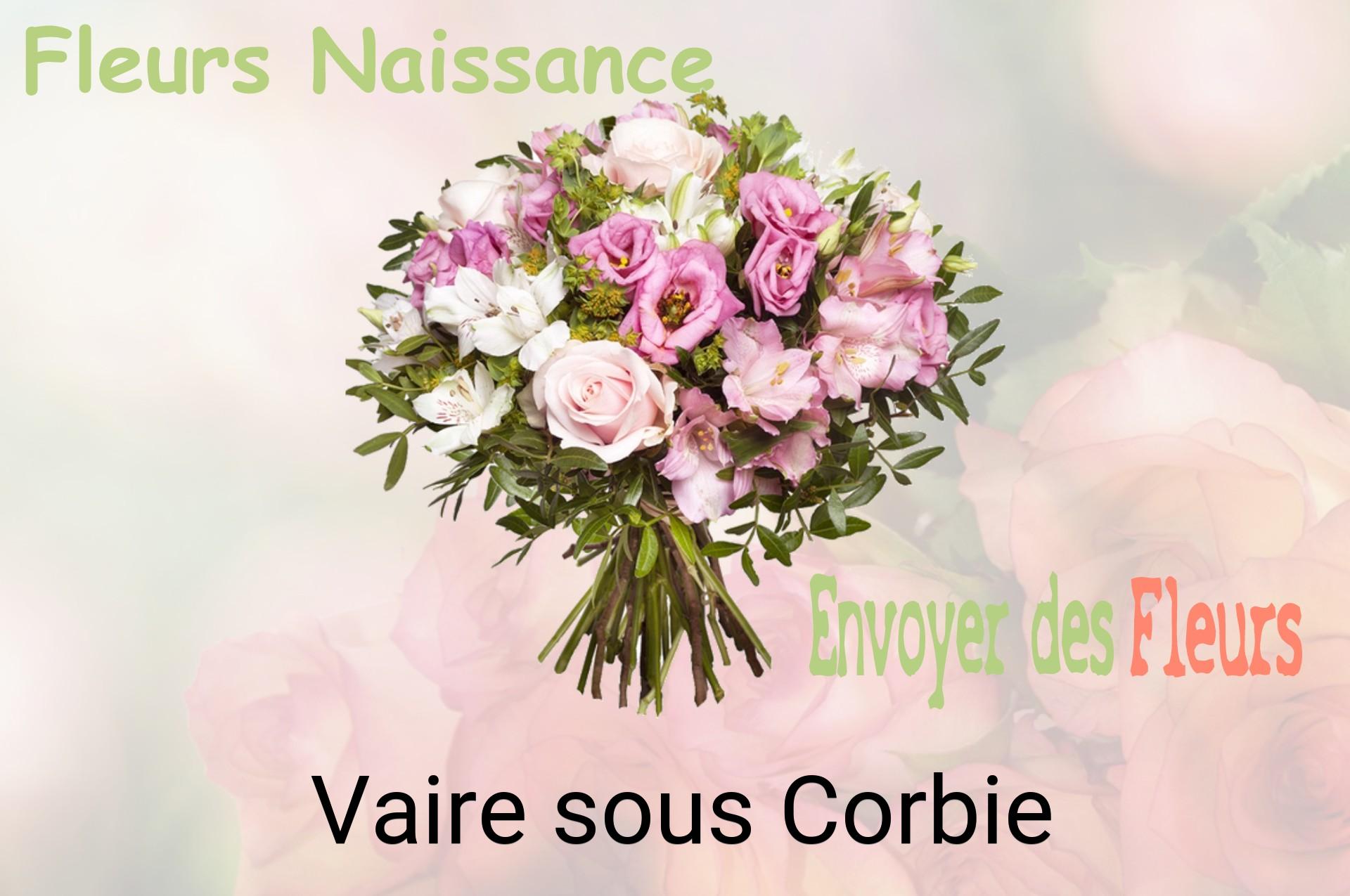 Bouquet de fleurs de naissance livré à Vaire-sous-Corbie